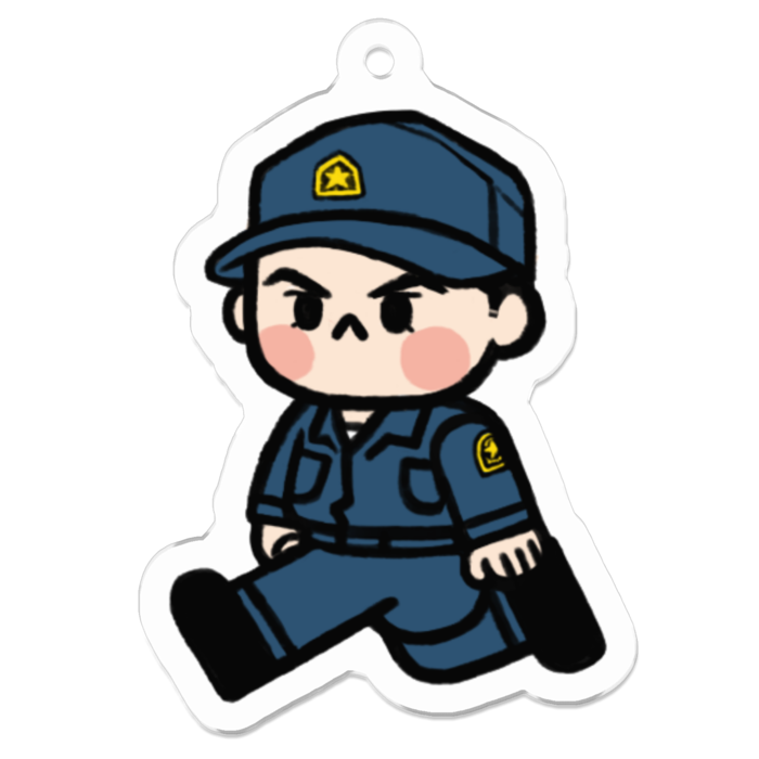 アクリルキーホルダー - 50 x 50 (mm)