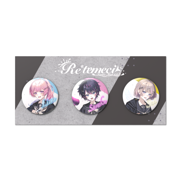 缶バッジセット - 3個セット