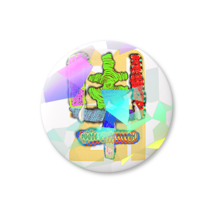 ホログラム缶バッジ - 25mm
