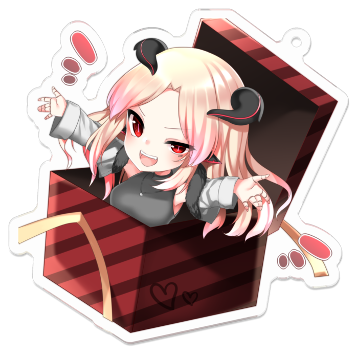 アクリルキーホルダー - 70 x 70 (mm)