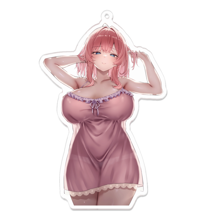 アクリルキーホルダー - 100 x 100 (mm)