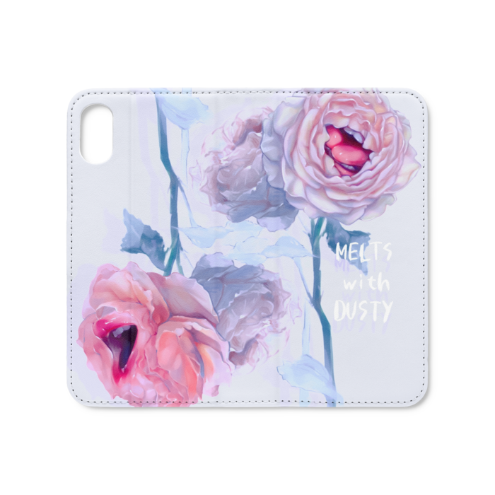 手帳型iPhoneケース（ベルトなし） - iPhone XS / X - ストラップ穴 なし