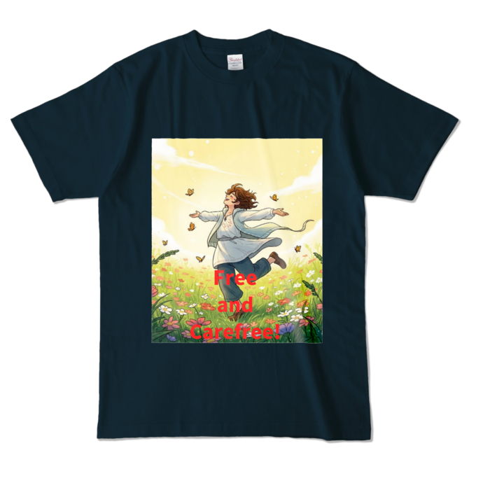 カラーTシャツ - L - ネイビー (濃色)