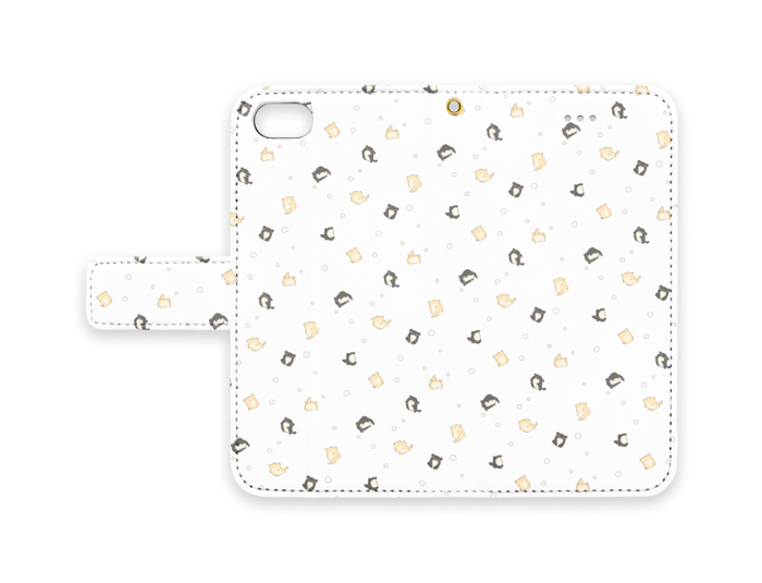 手帳型iPhoneケース - iPhone 8 / 7 / SE2 - ストラップ穴 あり