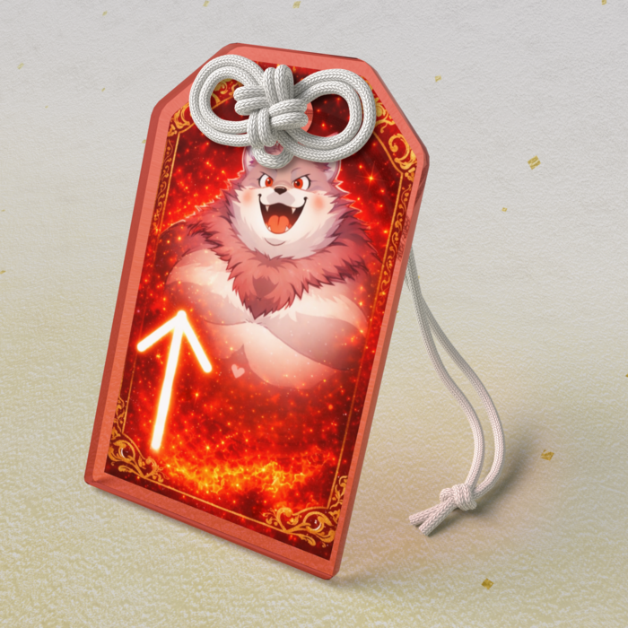 アクリルお守り - 50 × 80mm