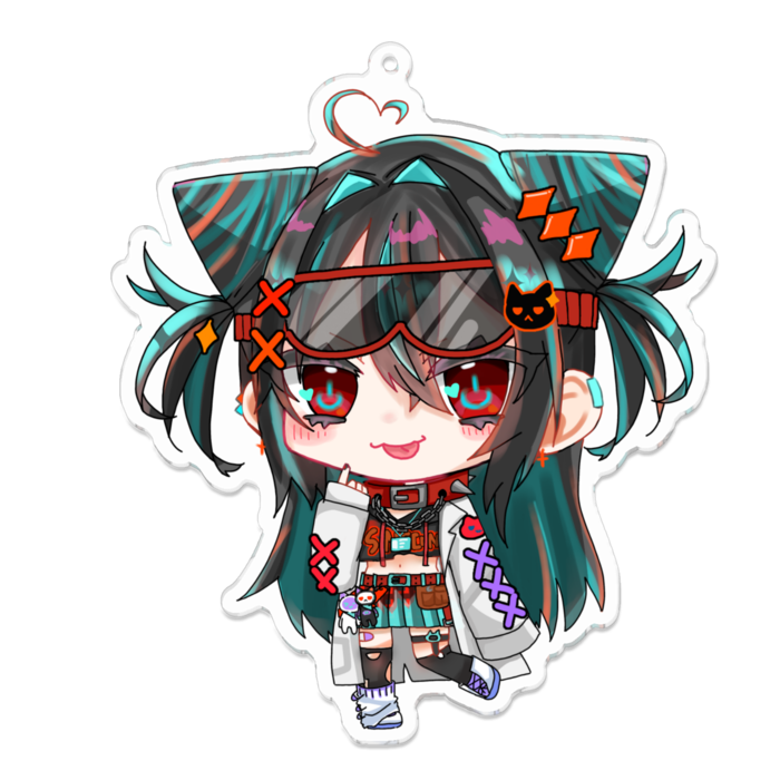 アクリルキーホルダー - 100 x 100 (mm)