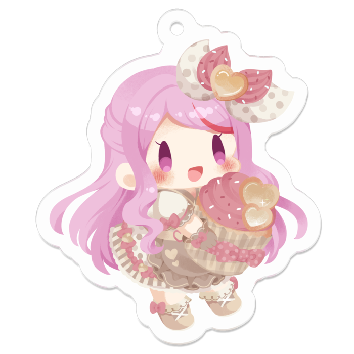 アクリルキーホルダー - 50 x 50 (mm)