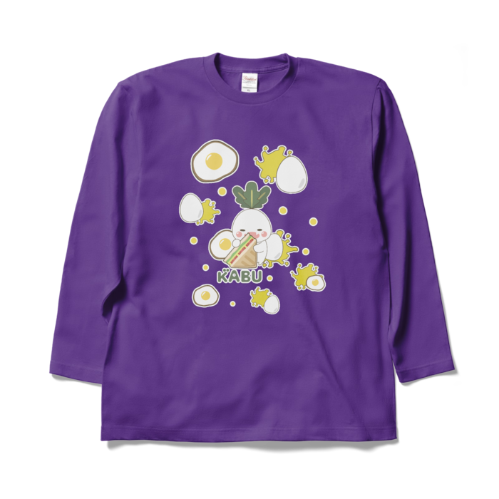 ロングスリーブTシャツ - XL - パープル