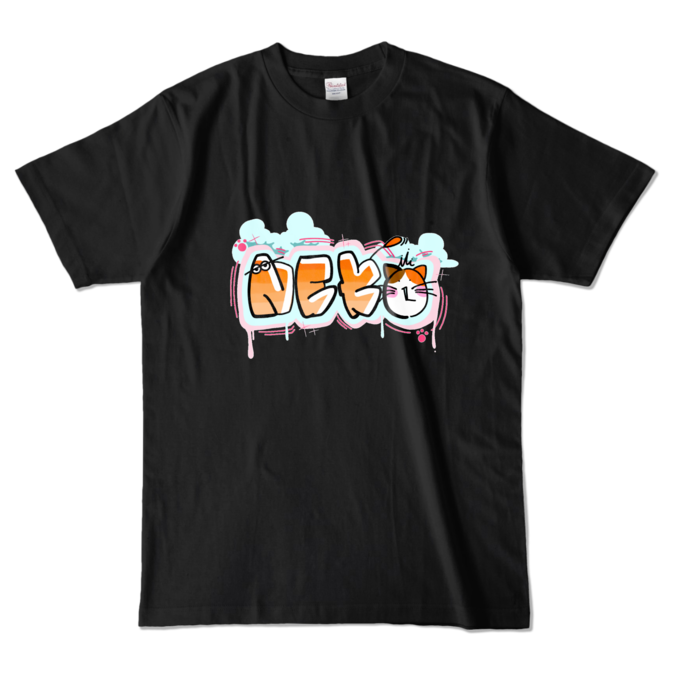 カラーTシャツ - L - ブラック (濃色)