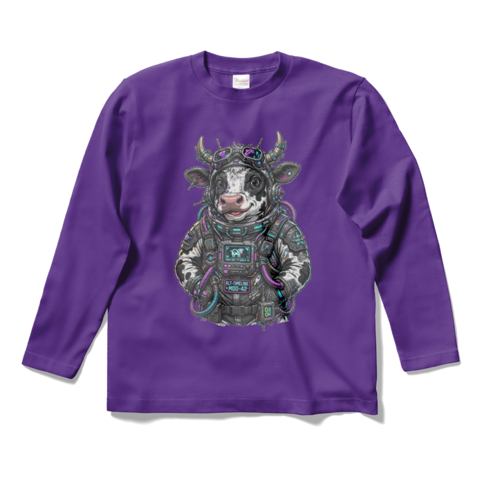 ロングスリーブTシャツ - S - パープル