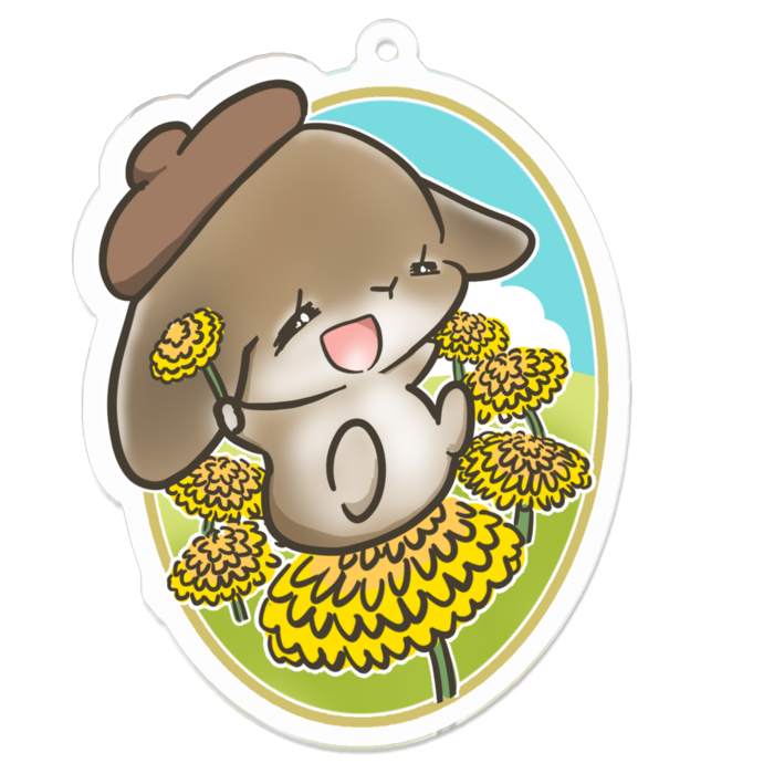 アクリルキーホルダー - 70 x 70 (mm)