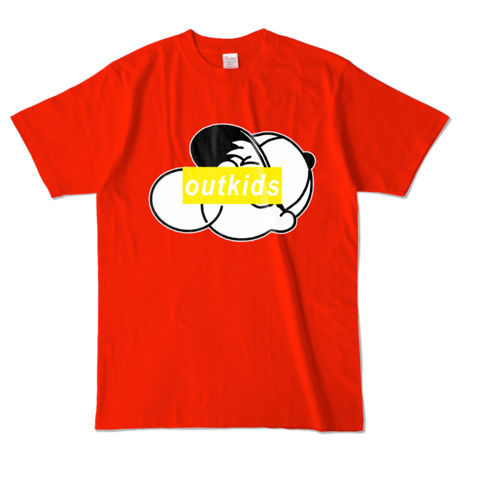 カラーTシャツ - L - レッド (濃色)