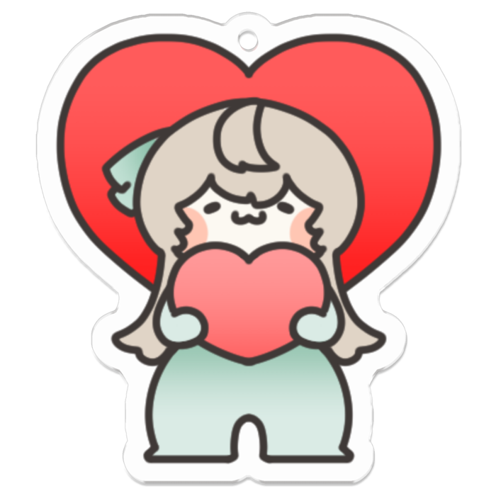 小さめのLOVE - 50 x 50 (mm)