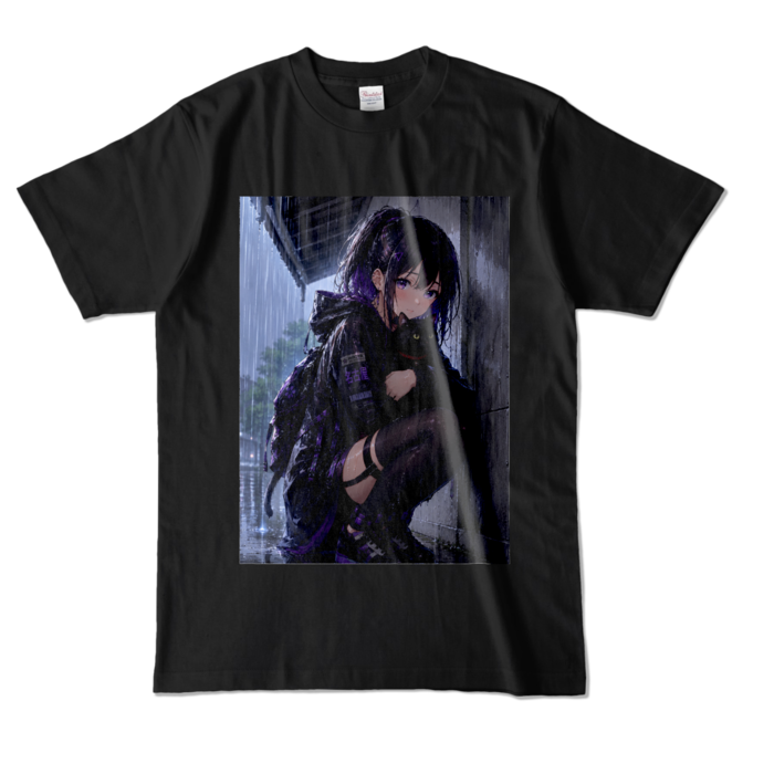 カラーTシャツ - L - ブラック (濃色)
