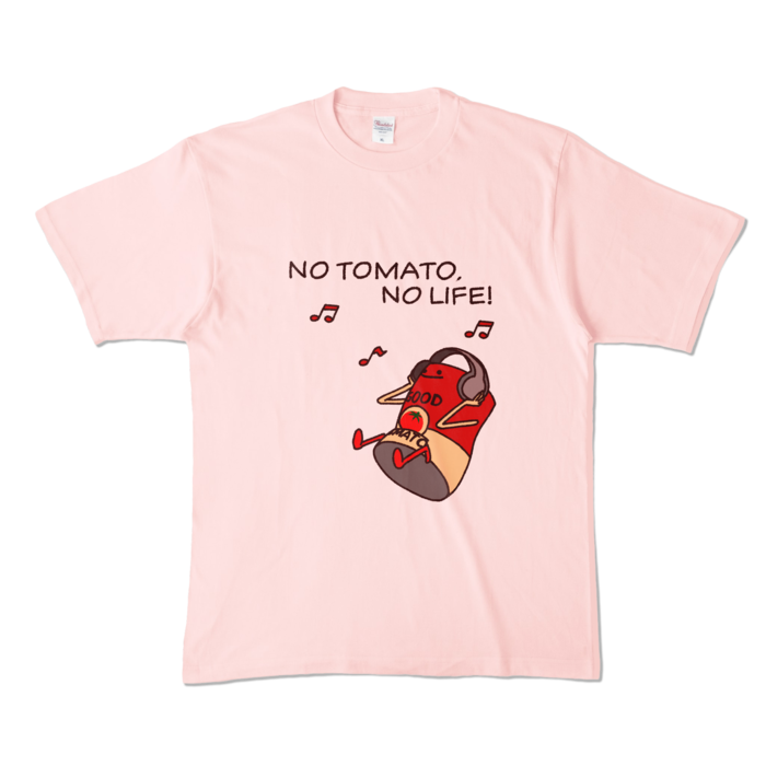 カラーTシャツ - XL - ライトピンク (淡色)