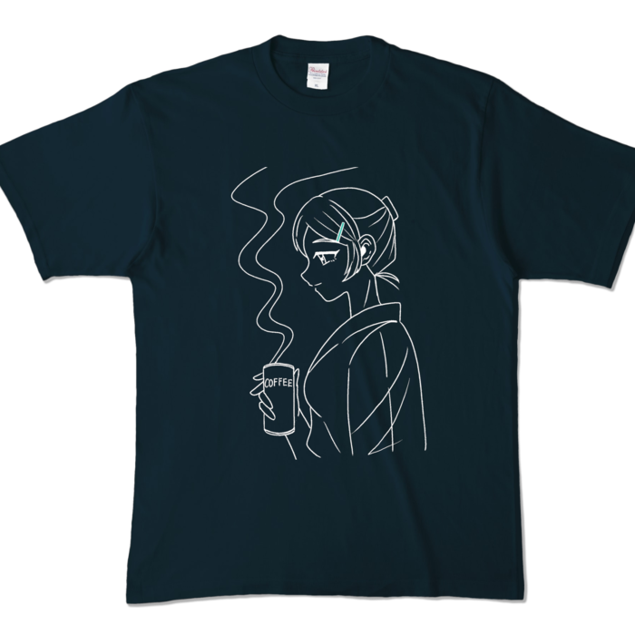 カラーTシャツ - XL - ネイビー (濃色)