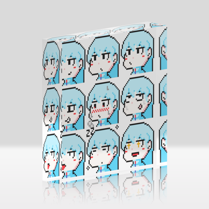 アクリルブロック - 100x100mm