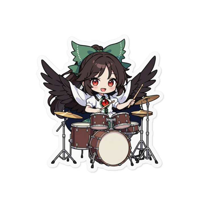 ステッカー - 100 x 100 (mm)(キャラのみ)