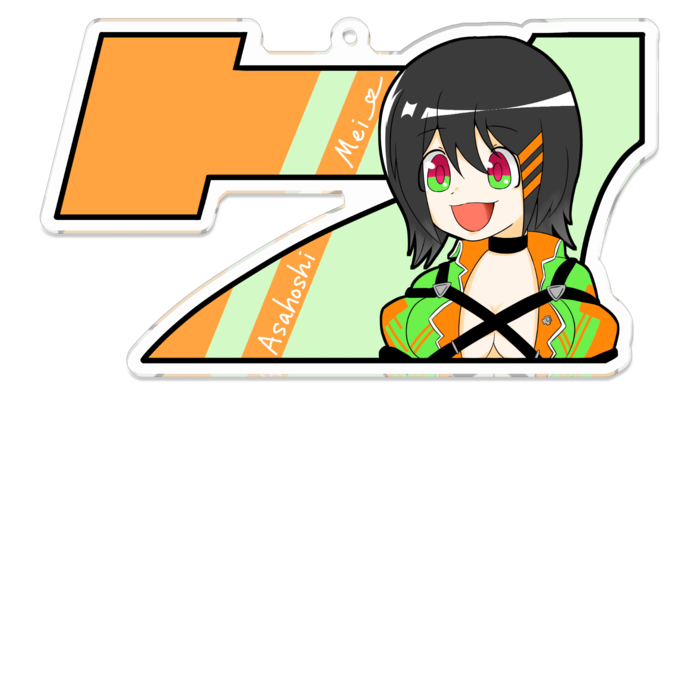 アクリルキーホルダー - 100 x 100 (mm)