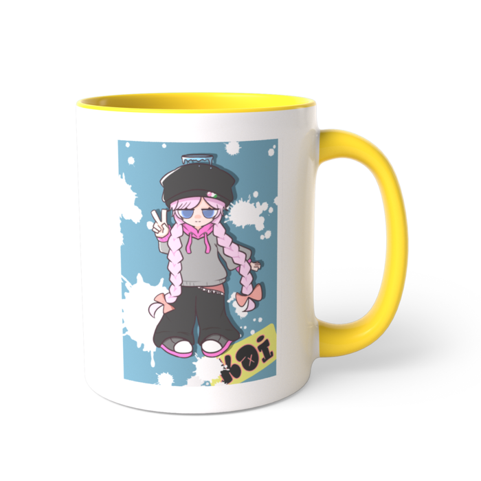 ツートンカラーマグカップ - 直径 8.2cm / 高さ 9.5cm(1)