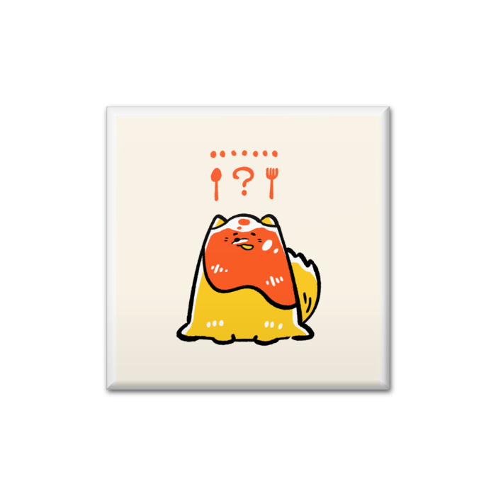 ケチャップ - 四角形40mm