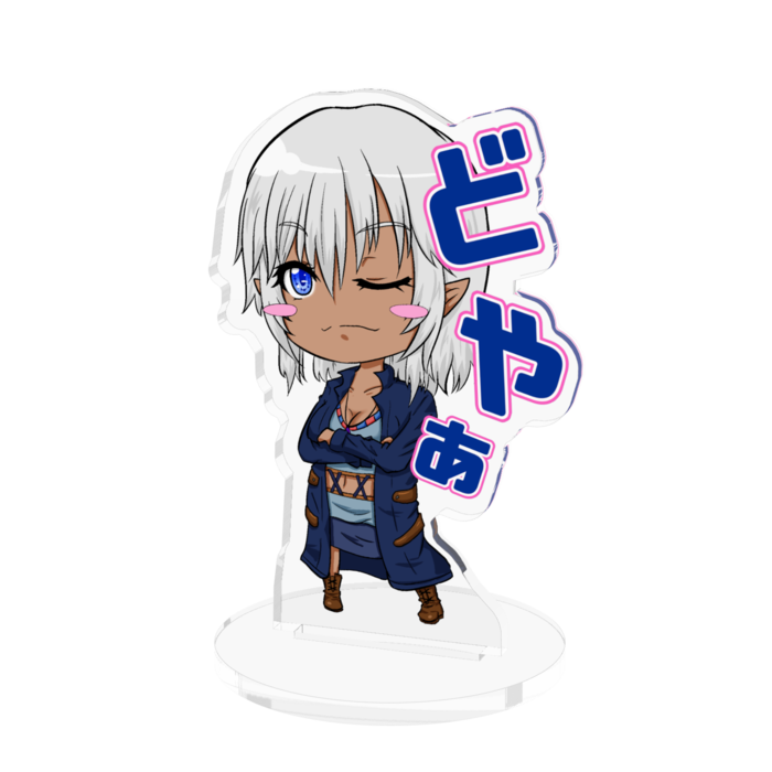 アクリルフィギュア - 70x70mm　文字アリ