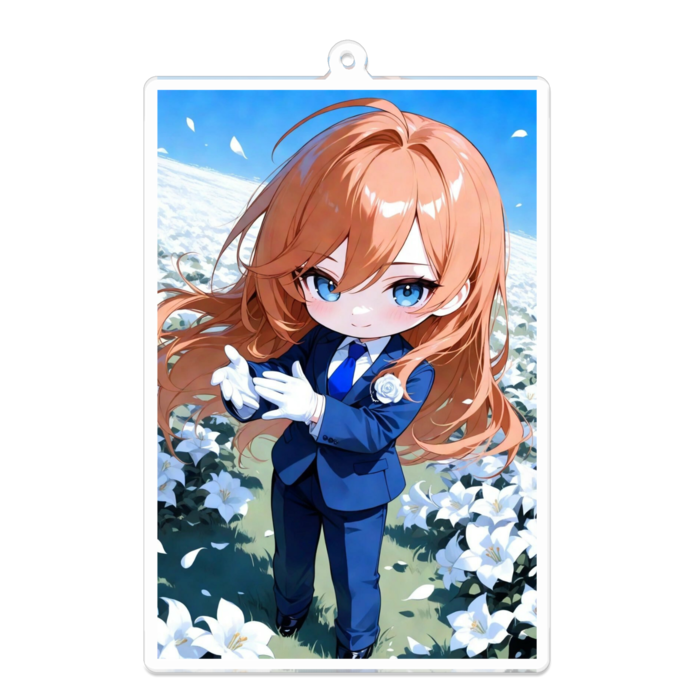 アクリルキーホルダー - 100 x 100 (mm)