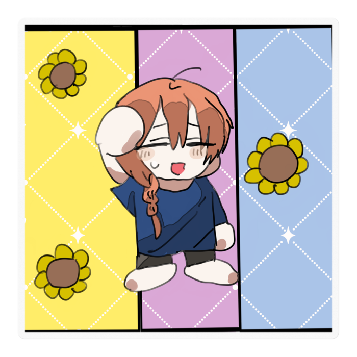 ステッカー - 100 x 100 (mm) - クリア