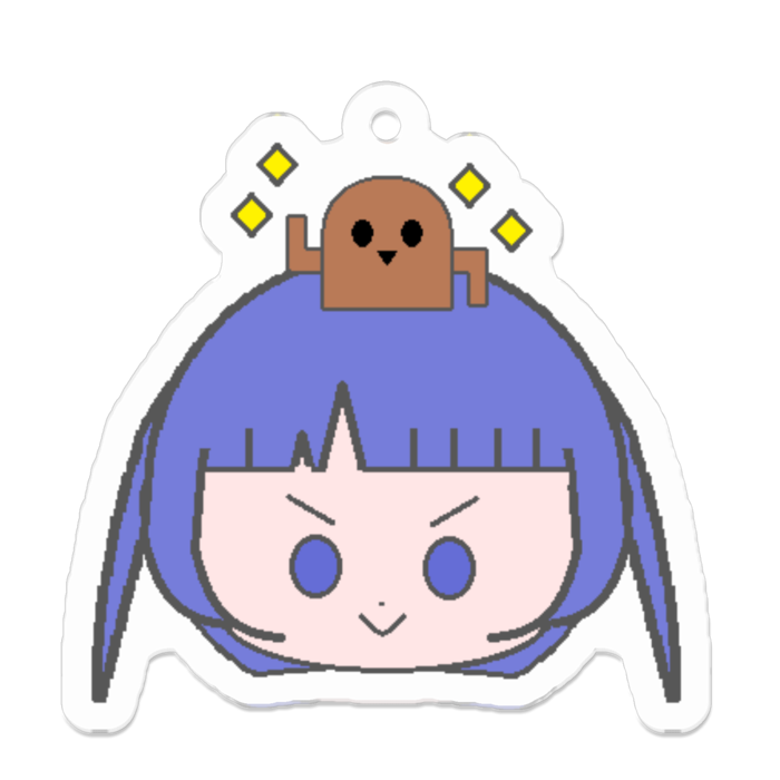 アクリルキーホルダー - 50 x 50 (mm)