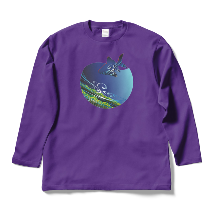 ロングスリーブTシャツ - L - パープル