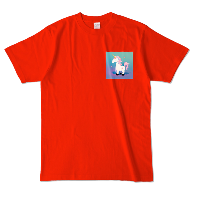 カラーTシャツ - L - レッド (濃色)