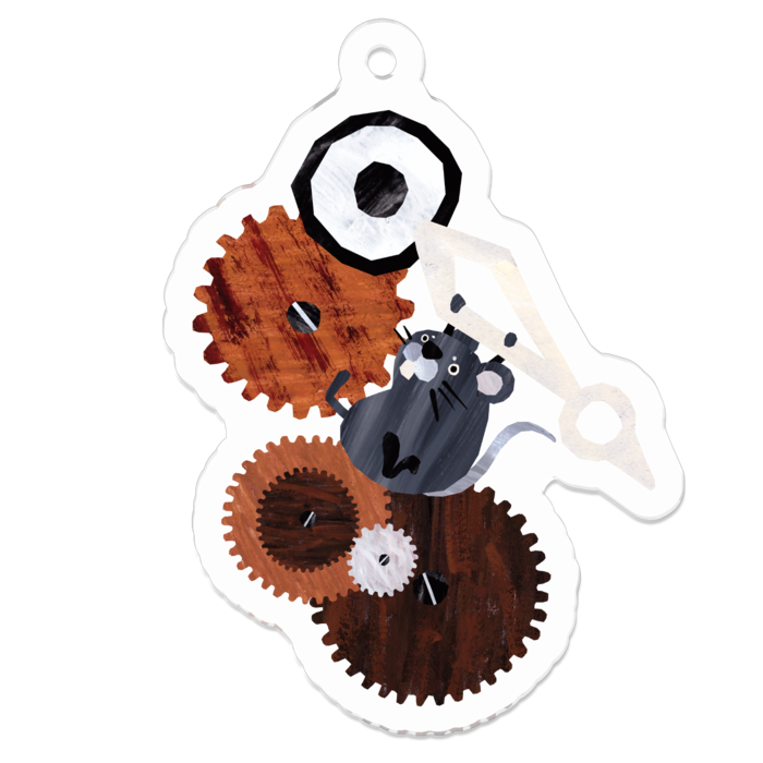 アクリルキーホルダー - 50 x 50 (mm)