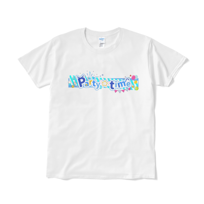 Party☆timeTシャツ（短納期） - L - ホワイト