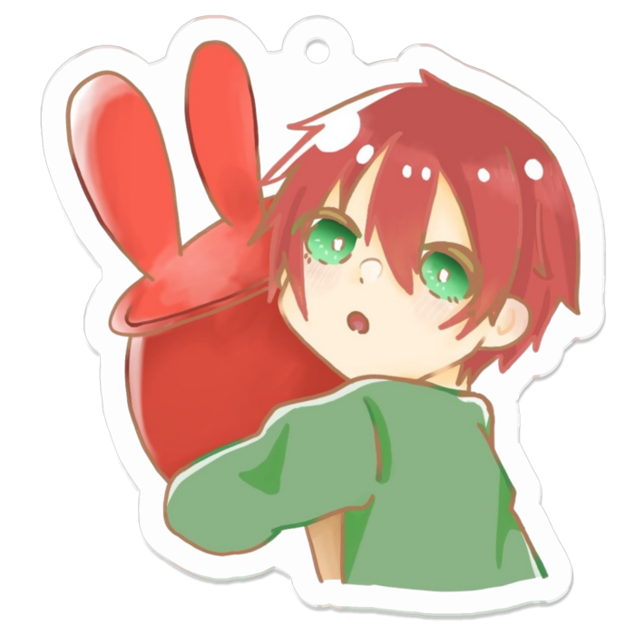 アクリルキーホルダー（コーティング） - 50 x 50 (mm)