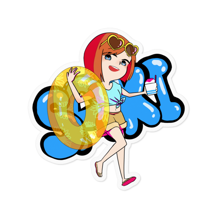 ステッカー - 100 x 100 (mm)