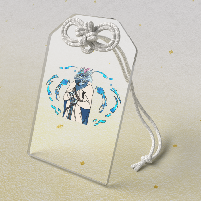 アクリルお守り - 50 × 80mm