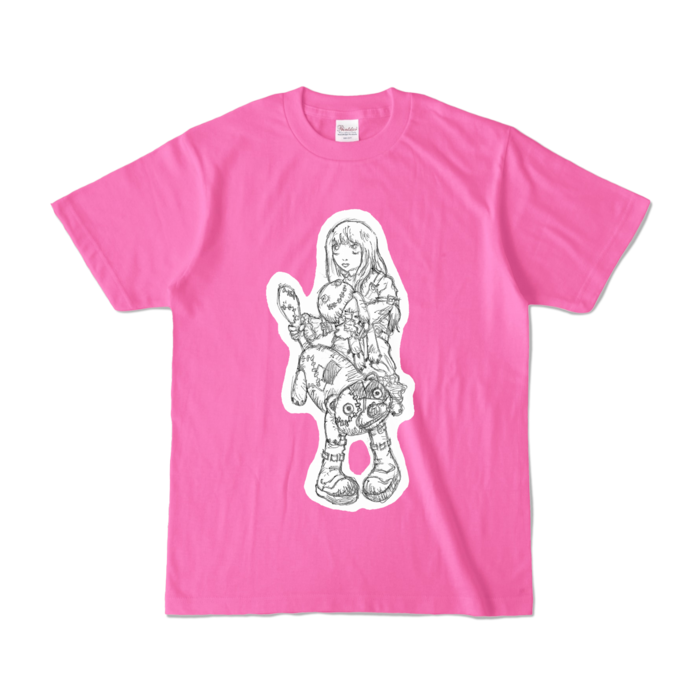 カラーTシャツ - S - ピンク (濃色)