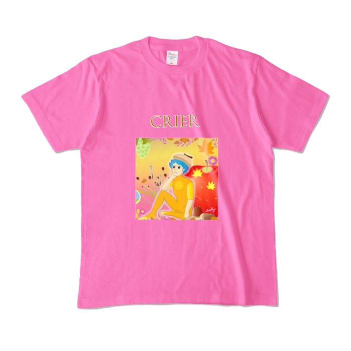 カラーTシャツ - M - ピンク (濃色)