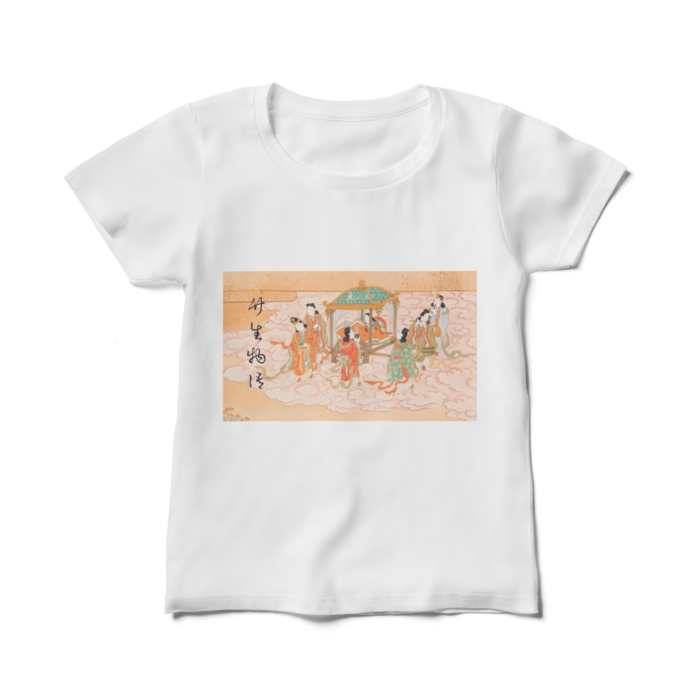 竹生物語レディースtシャツ 笙 横笛 尺八 カニササレアヤコ Booth