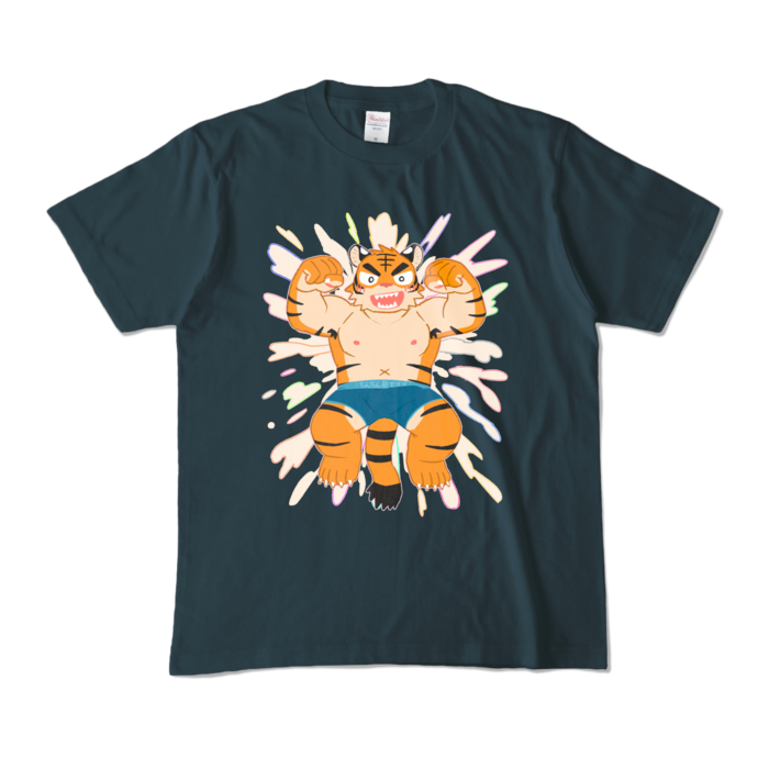 カラーTシャツ - M - デニム (濃色)