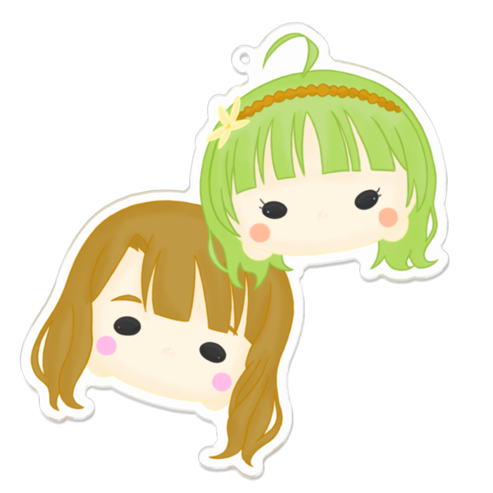 アクリルキーホルダー - 100 x 100 (mm)