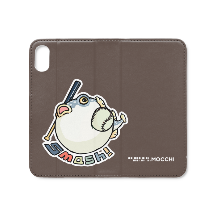 手帳型iPhoneケース(ベルトなし) - iPhone XS / X - ストラップ穴 なし