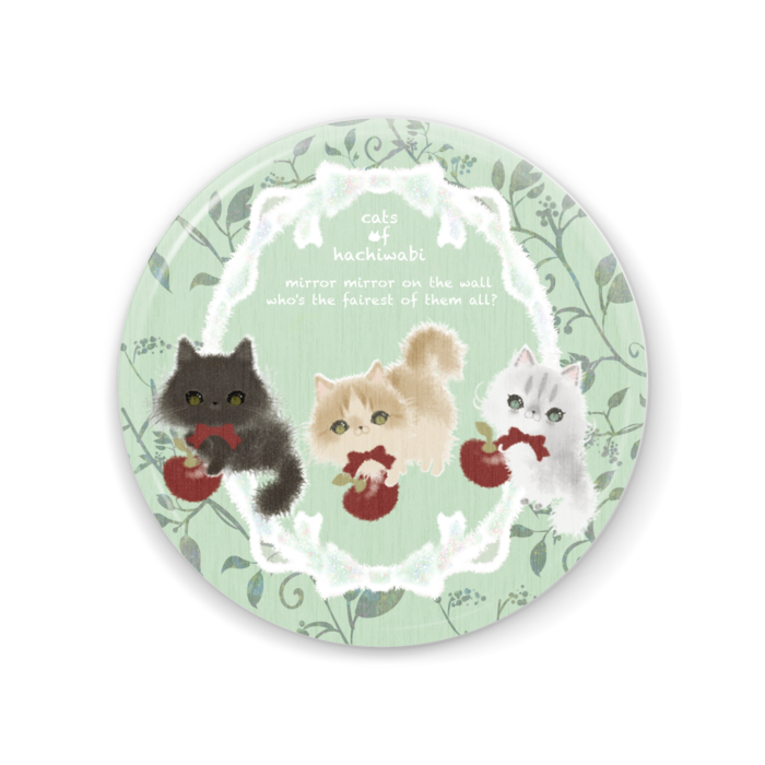 缶ミラー - 56mmグリーン