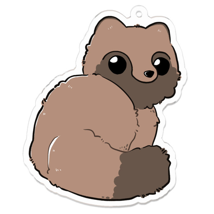 アクリルキーホルダー - 70 x 70 (mm)