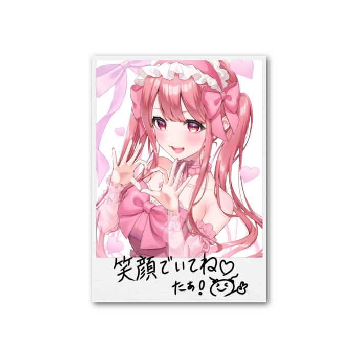フォト風カード - 縦 - 片面