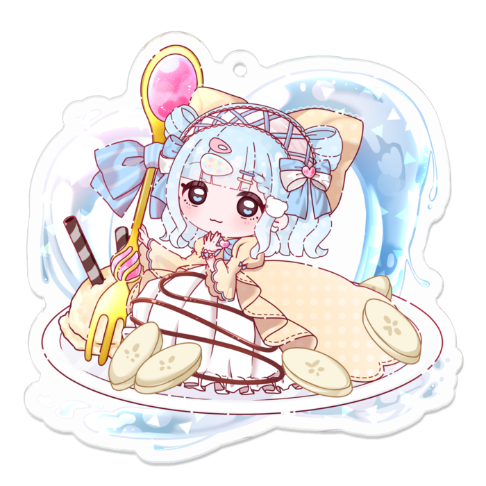 アクリルキーホルダー - 70 x 70 (mm)