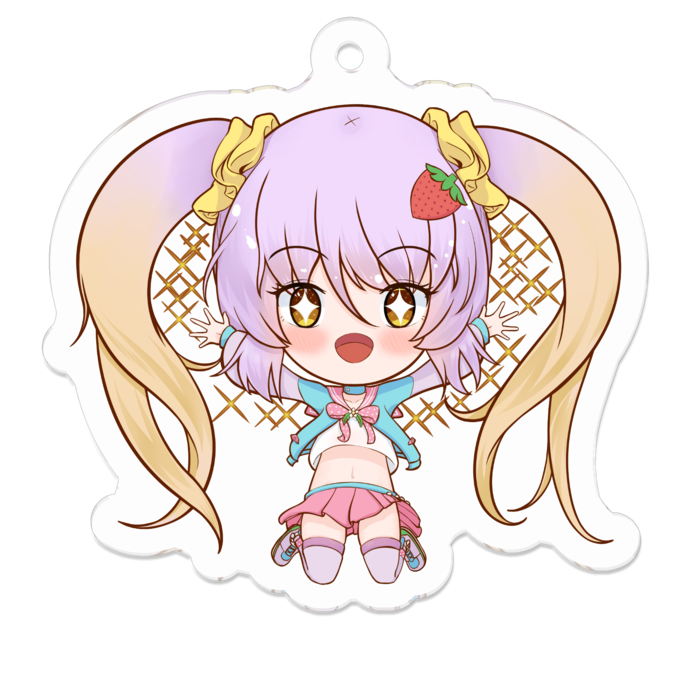 アクリルキーホルダー - 50 x 50 (mm)