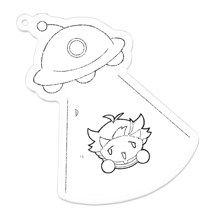 アクリルキーホルダー - 70 x 70 (mm)