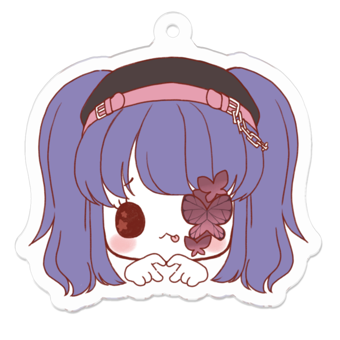 アクリルキーホルダー - 50 x 50 (mm)