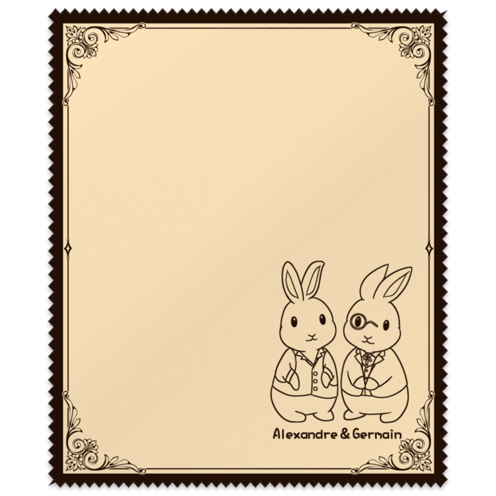 メガネ拭き（線画版）